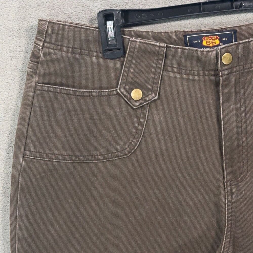 Route 66 Women's Size 16 Pants Lot 2 Pair Khaki Brown Straight Leg Cotton Casual - Picture 13 of 16